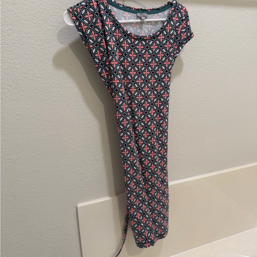 Geometric Patterned Dress from Talbots